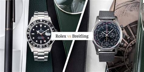 compare rolex and breitling watches|rolex vs breitling style.